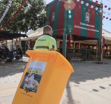 ©Ayto.Granada: El reciclaje de resduos se consolida como prctica habitual en el recinto ferial de Almanjayar